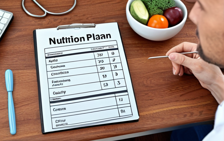 A person consulting with a nutritionist to create a personalized diet plan, emphasizing individual needs and health conditions.