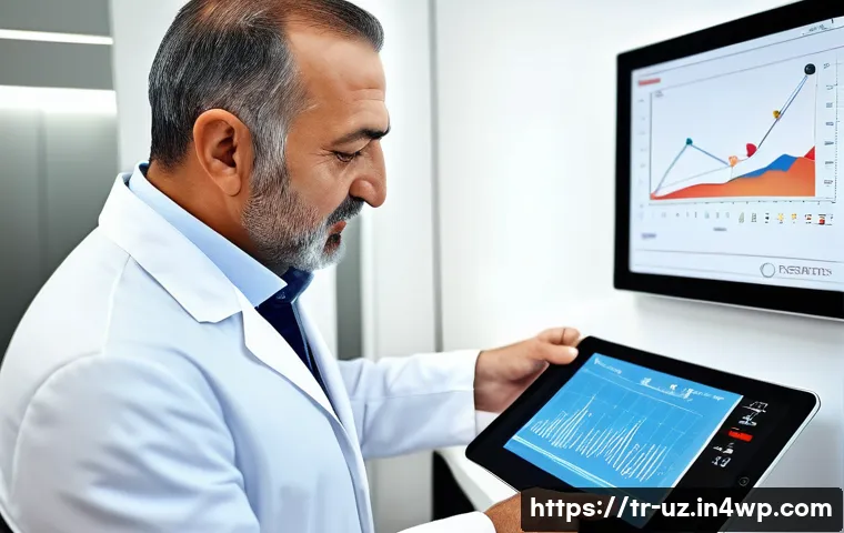 맞춤형 영양 서비스의 비용 효과 분석 - A professional Turkish nutritionist consulting with a middle-aged client in a modern Istanbul clinic...